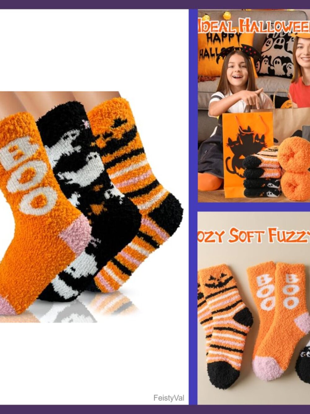 Thick Fuzzy Cozy Crew Socks Seamless Toe Warm Winter Slipper Socks